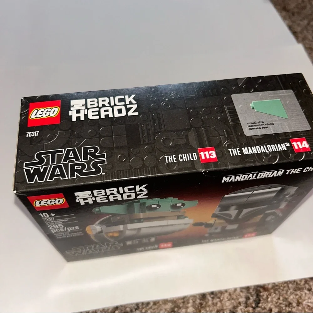 LEGO BrickHeadz Star Wars The Mandalorian & The Child New in box. Retired Set.